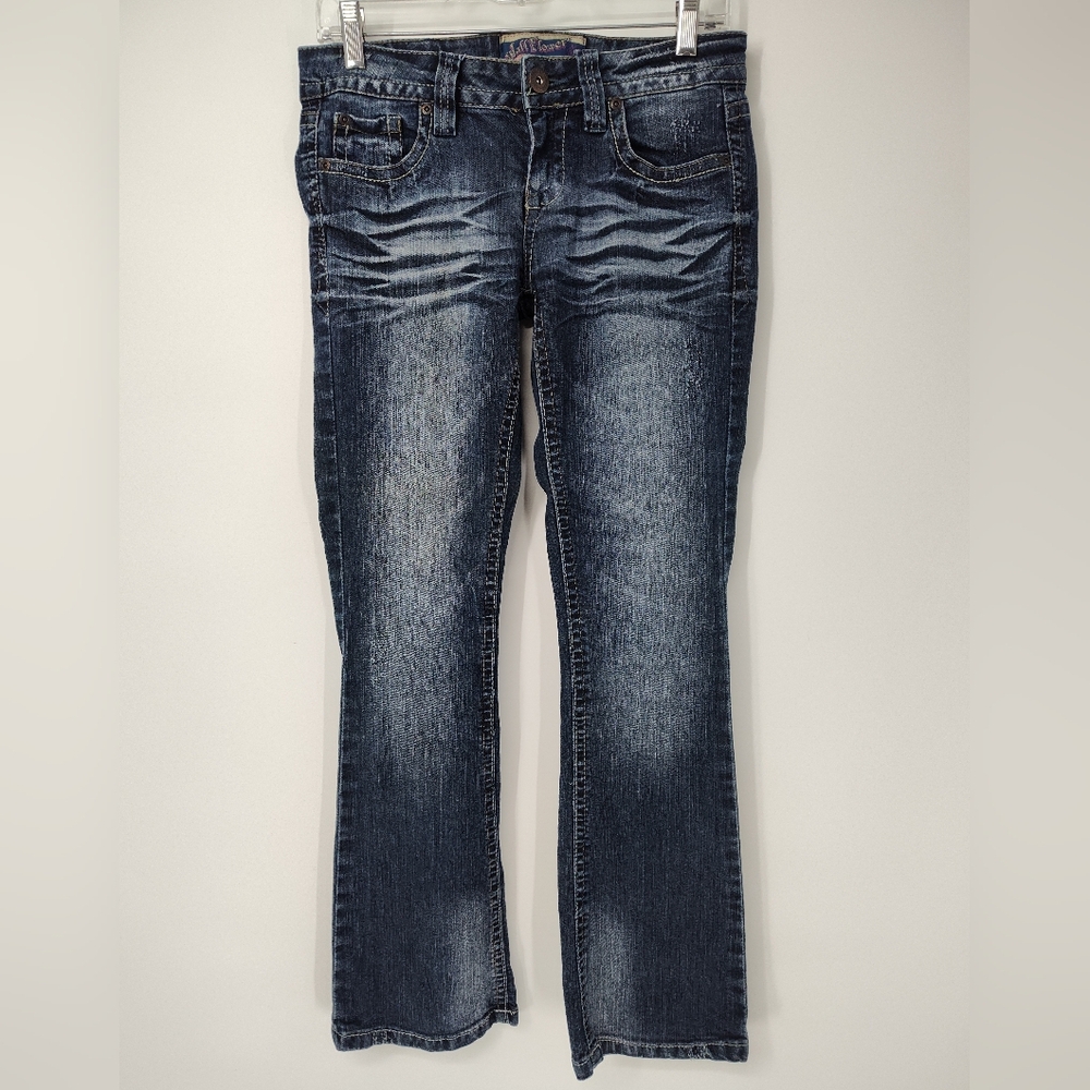 Wallflower Dark Blue Boot Cut Jeans Size Women's Size 5
